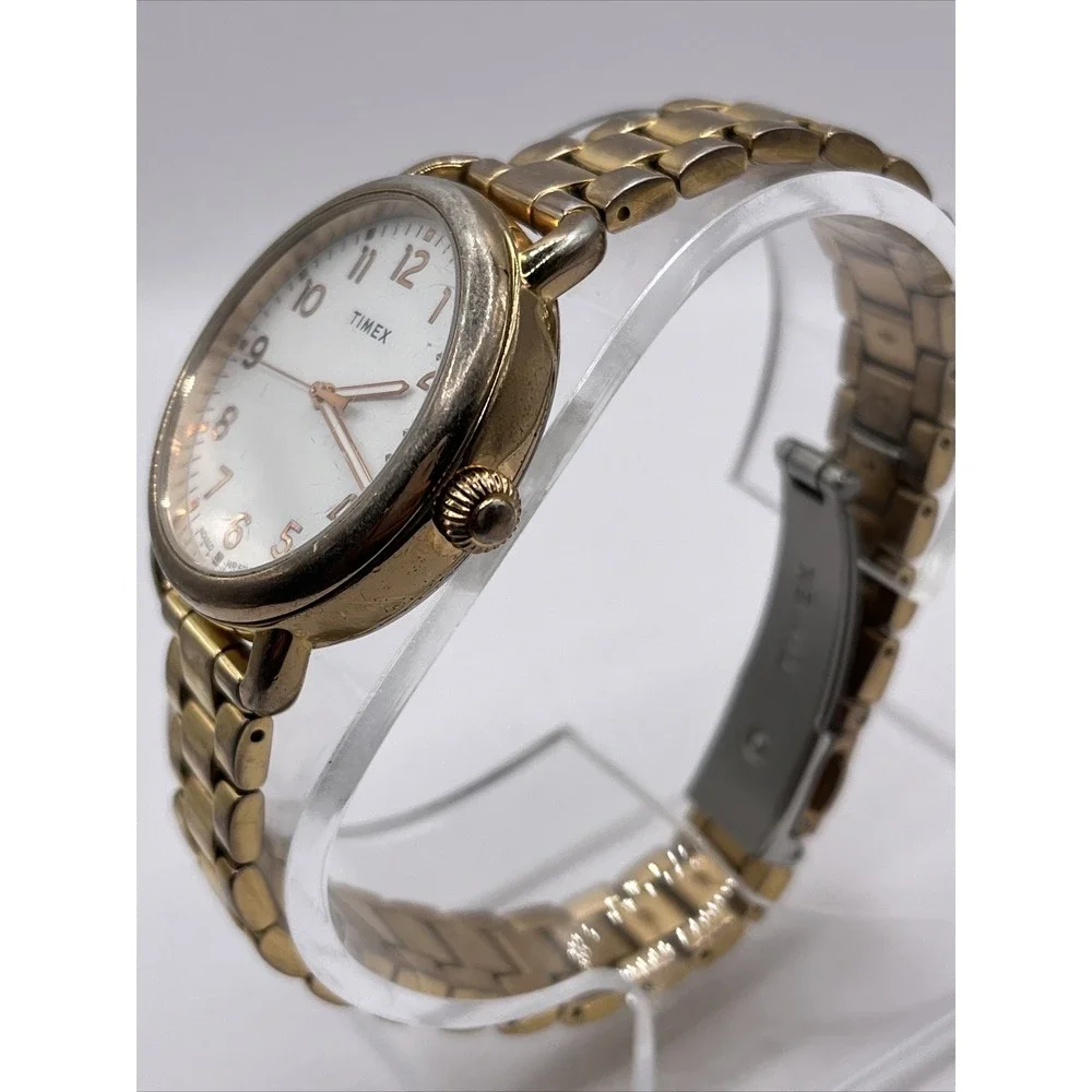 Timex TW2U14000 Rose Gold Stainless Steel Women's‎ Watch- New Battery